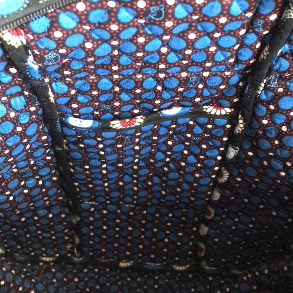 Vera Bradley Night Owl backpack, flap front, 15” medium size